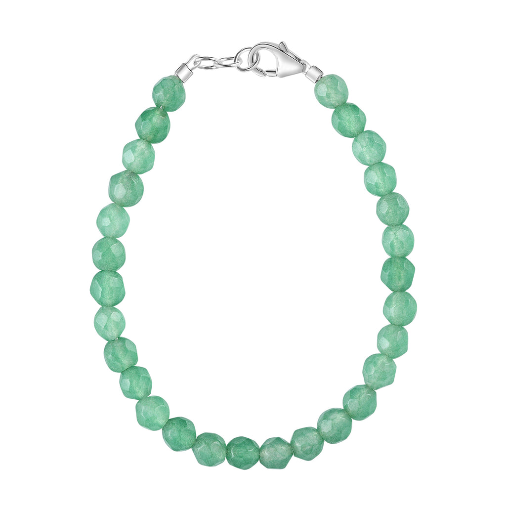 Kelly Green Agate 4mm Bracelet