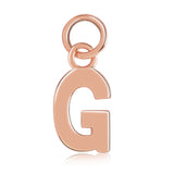 14k Rose Gold Initial Charms
