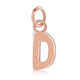 14k Rose Gold Initial Charms