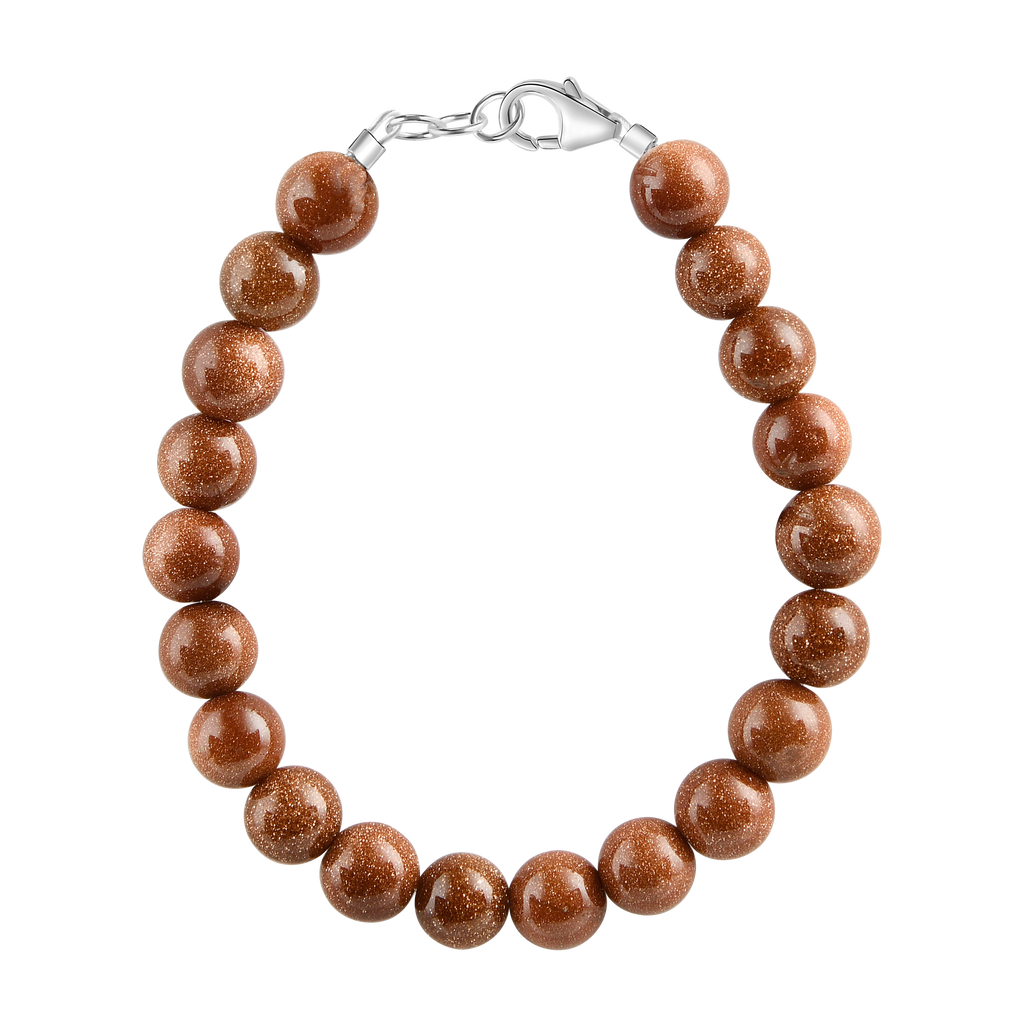 Goldstone Sparkle Bracelet 6mm