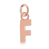 14k Rose Gold Initial Charms