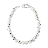 Dalmatian Howlite 4mm Bracelet