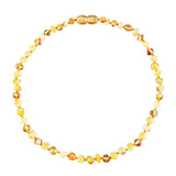 Baltic Amber Baby Necklace - Polished Butter + Honey