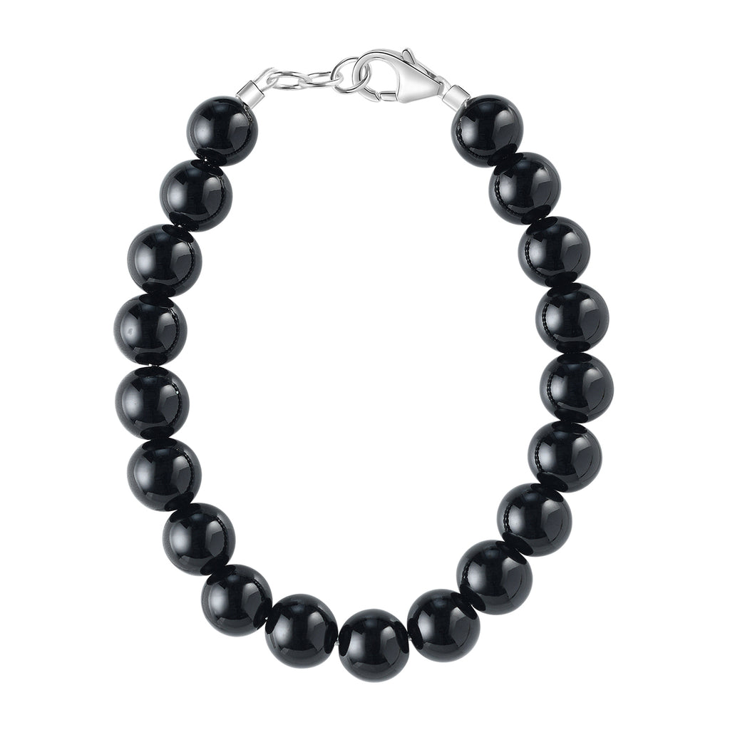 Shiny Black 6mm Bracelet