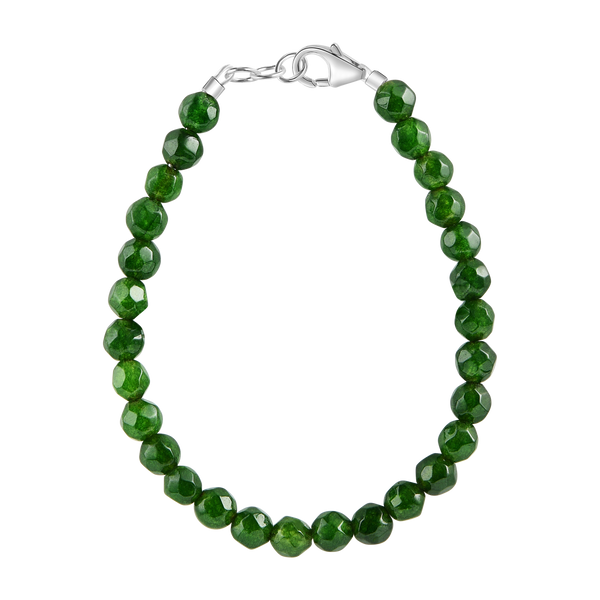 Seaweed Green Agate 4mm Bracelet