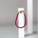 Red Shimmer Crystal Bracelet
