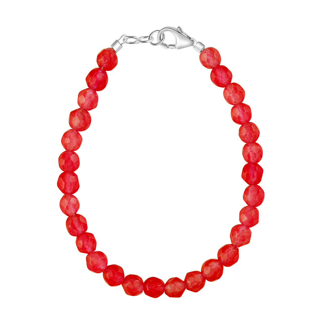 Cranberry Agate 4mm Bracelet