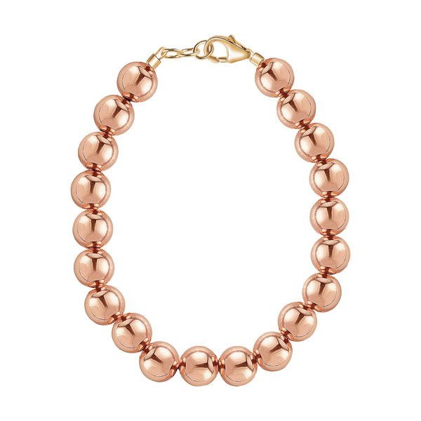 14k Rose Gold 6mm Bracelet