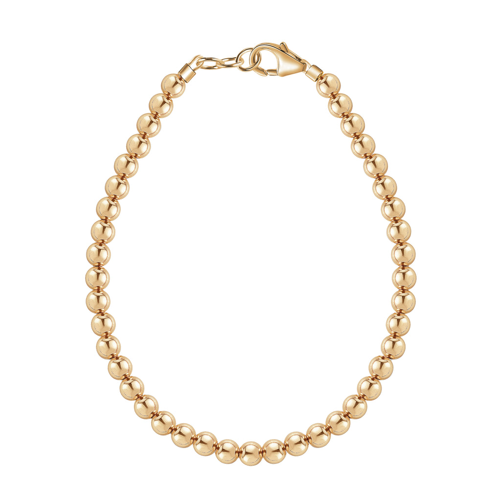 14k Gold 3mm Bracelet