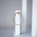 Gold Seed Bead 2mm Bracelet