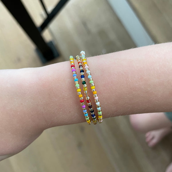 Dainty Jewel Rainbow Bracelet