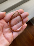 Opaque Rust 4mm Bracelet