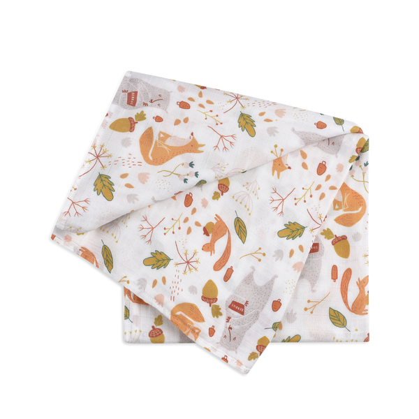 The Critter Organic Bamboo Swaddle Poppy Lane Co
