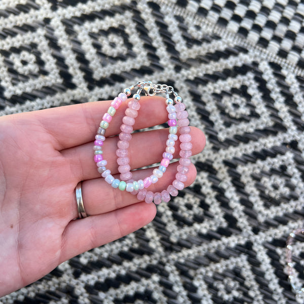 Pastel Seed Bead 4mm Bracelet