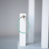 Green Seed Bead 2mm Bracelet