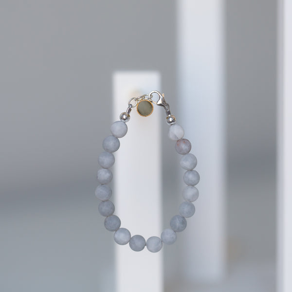 Cloud Gray 6mm Bracelet