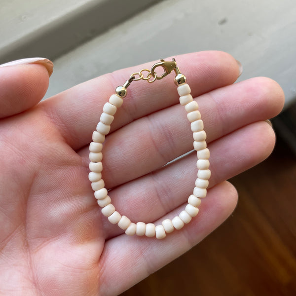 Opaque Linen 4mm Bracelet