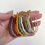 Opaque Gray 4mm Bracelet