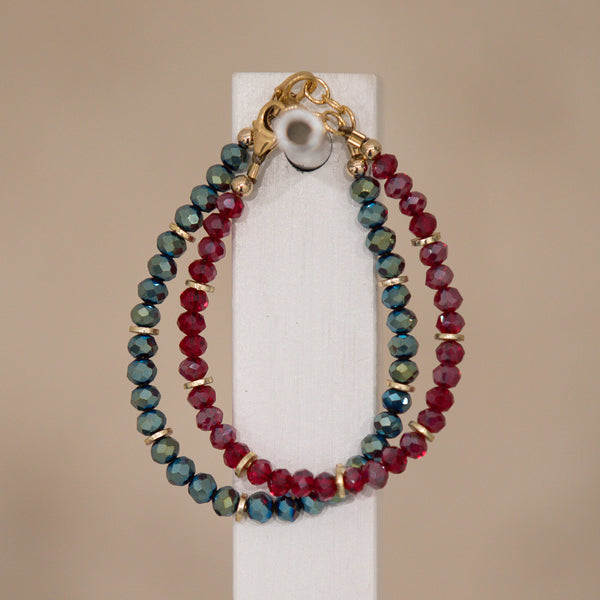 Red Ribbon 4mm Bracelet