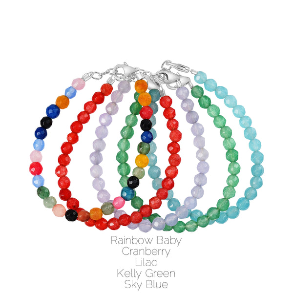 Cranberry Agate 4mm Bracelet