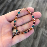 Birthstone Collection - Custom 14K Gold Every Other Bracelet