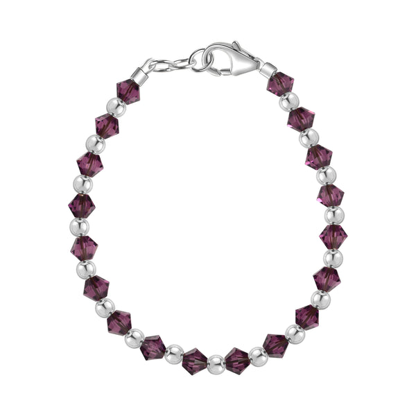 Birthstone Collection - February Bracelets