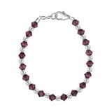 Birthstone Collection - February Bracelets