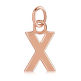 14k Rose Gold Initial Charms