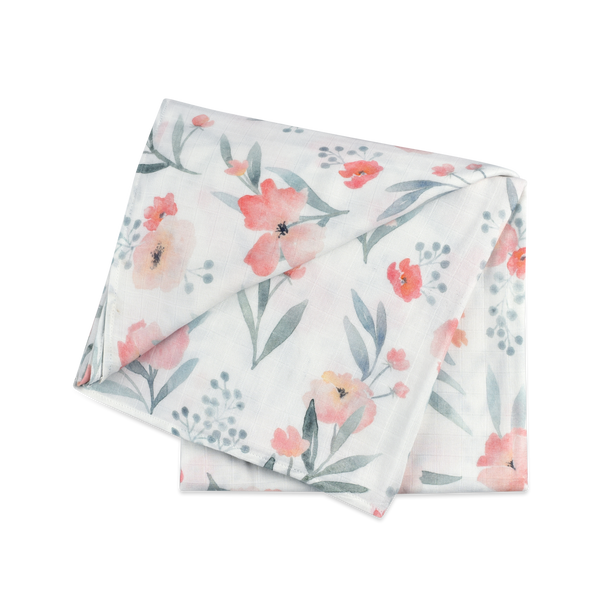 The Poppy - Organic Bamboo Swaddle