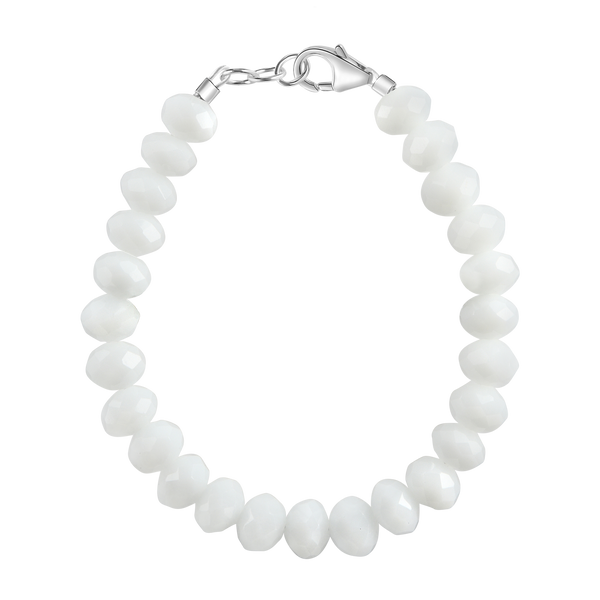 Snowy White 5mm Bracelet