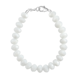 Snowy White 5mm Bracelet