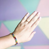 Birthstone Collection - Custom 14K Gold Middle Accent Bracelet