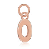 14k Rose Gold Initial Charms
