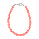 Salmon Bamboo 4mm Bracelet