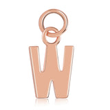 14k Rose Gold Initial Charms