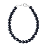 Shiny Black 4mm Bracelet