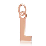 14k Rose Gold Initial Charms