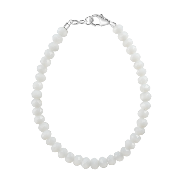 Snowy White 3mm Bracelet