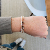 Birthstone Collection - Custom 14K Rose Gold Middle Accent Bracelet