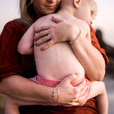 Birthstone Collection - Custom 14K Rose Gold Chain Bracelet