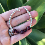 The Jana - Dark Purple Hearts