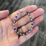 Birthstone Collection - Custom Sterling Silver Every Other Bracelet