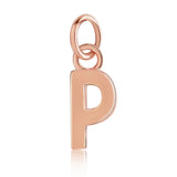 14k Rose Gold Initial Charms