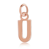 14k Rose Gold Initial Charms