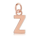 14k Rose Gold Initial Charms