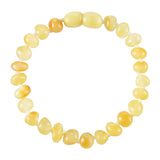 Baltic Amber Adult Bracelet - Polished Butter
