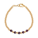 Birthstone Collection - February Bracelets
