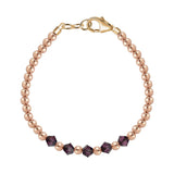 Birthstone Collection - February Bracelets