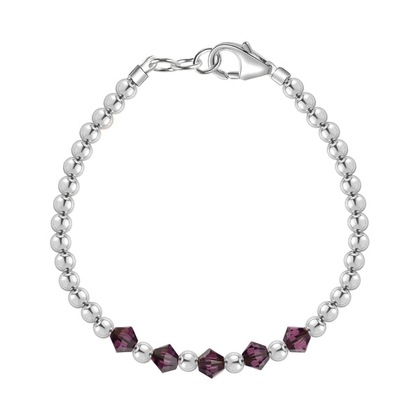 Birthstone Collection - February Bracelets