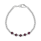 Birthstone Collection - February Bracelets